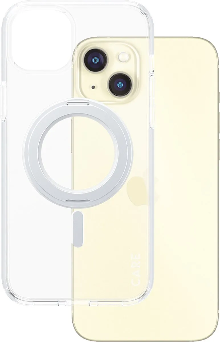 PanzerGlass CARE Kickstand iPhone 15 Plus - Zwart - 1416 - afbeelding 4 van 6