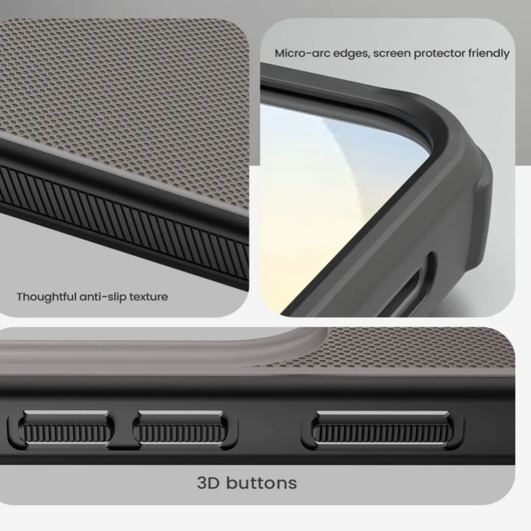 Nillkin Super Frosted Shield Hoesje Samsung Galaxy S23 Ultra - Transparant Zwart