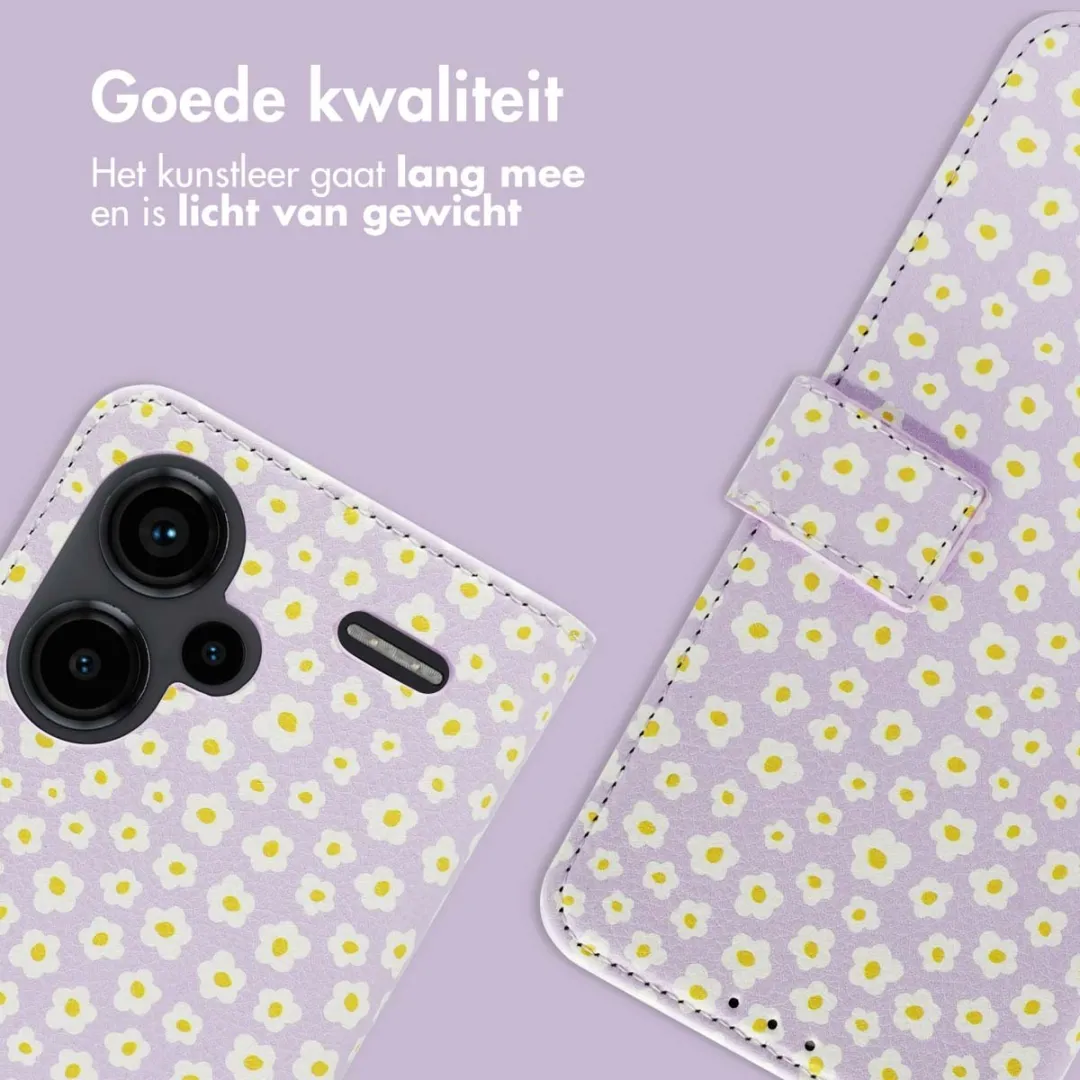Imoshion Hoesje Xiaomi Redmi Note 13 Pro+ 3 Stuks - White Daisy