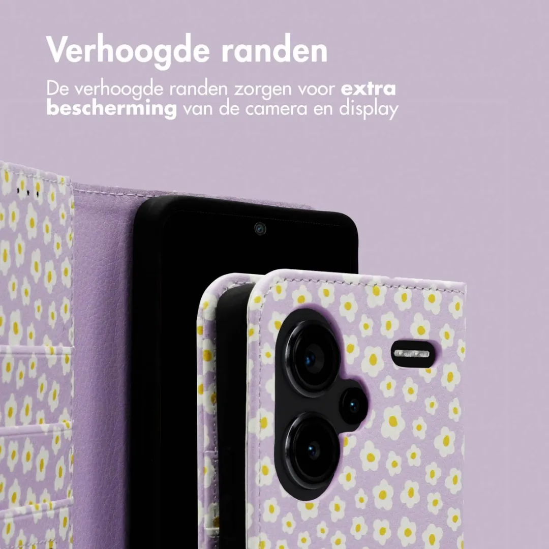 Imoshion Hoesje Xiaomi Redmi Note 13 Pro+ 3 Stuks - White Daisy - afbeelding 6 van 6