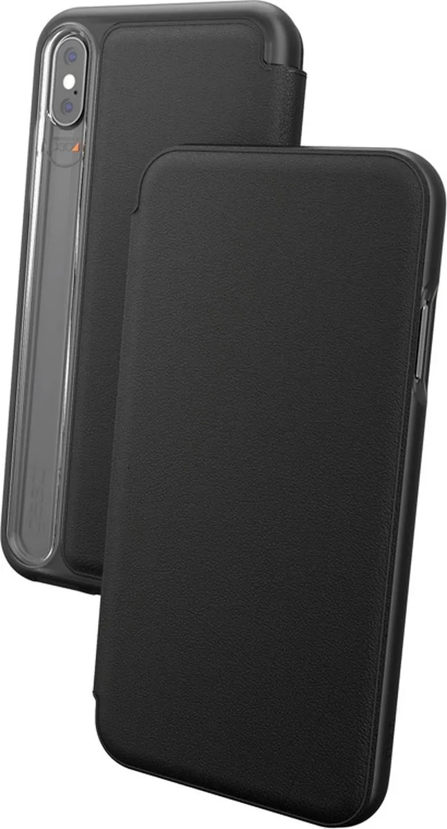 Gear4 Oxford Leren Hoesje iPhone XS Max - Zwart - afbeelding 6 van 6
