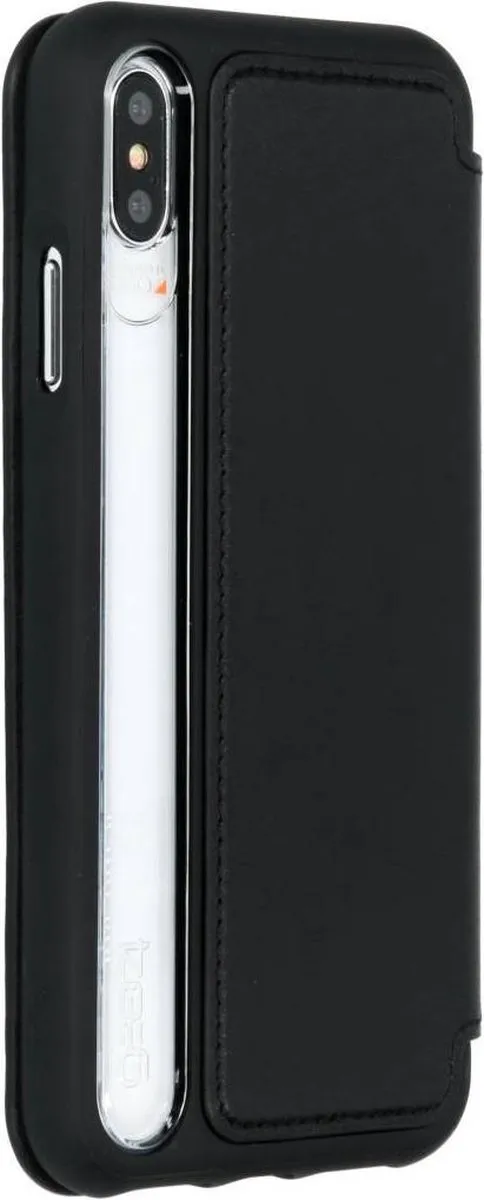 Gear4 Oxford Leren Hoesje iPhone XS Max - Zwart - afbeelding 3 van 6
