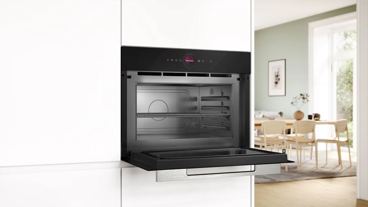 Bosch Serie 8 CEG732XB1 Inbouw Magnetron - 36L - 1000W - Zwart