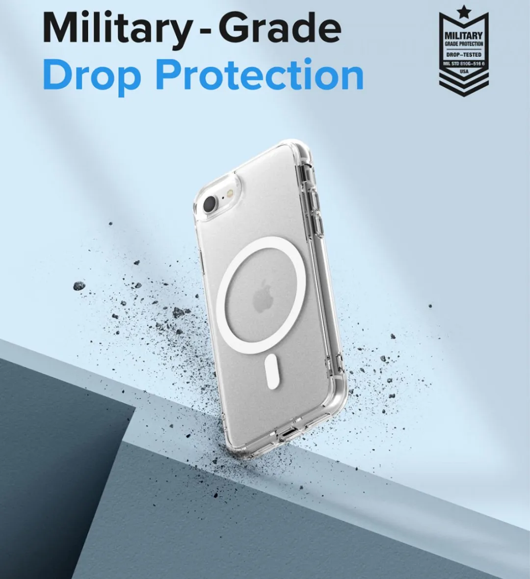 Ringke Fusion Magnetic iPhone SE (2020/2022) Hoesje - Matte Transparant