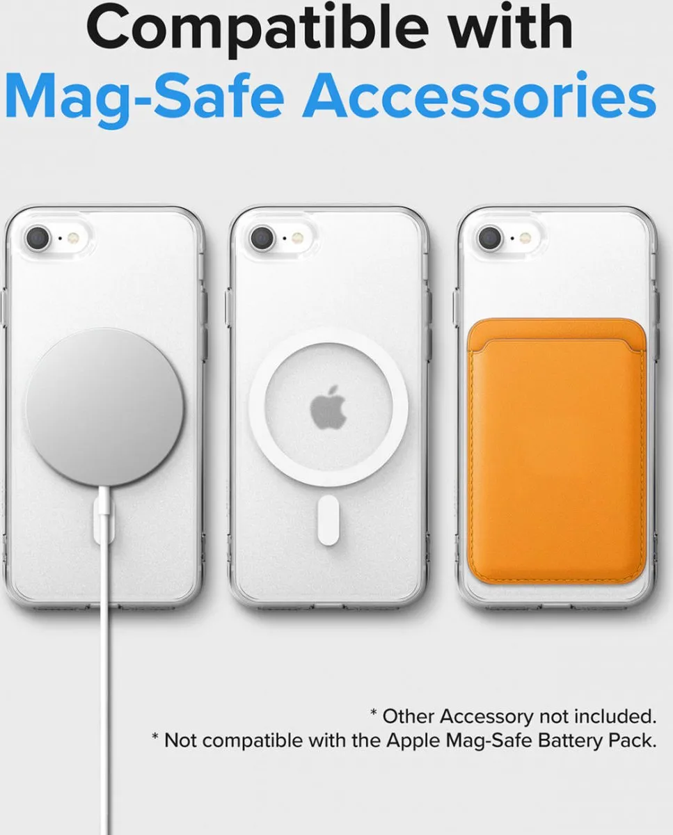 Ringke Fusion Magnetic iPhone SE (2020/2022) Hoesje - Matte Transparant