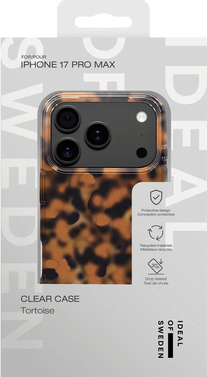 iDeal of Sweden Clear Case iPhone 17 Pro Max - Tortoise - afbeelding 6 van 6