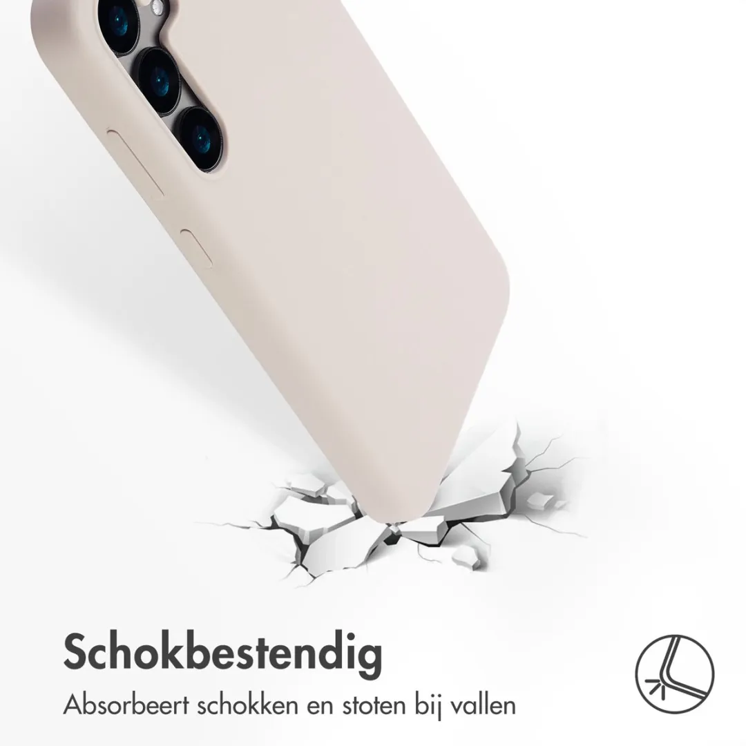 Accezz Hoesje Samsung Galaxy S24 Stone - Magnetische Ring