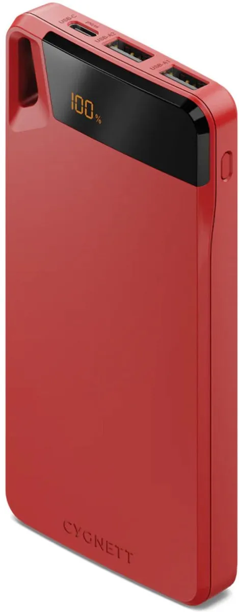 Cygnett Boost 4 CY4749PBCHE Power Bank 10.000mAh - Rood