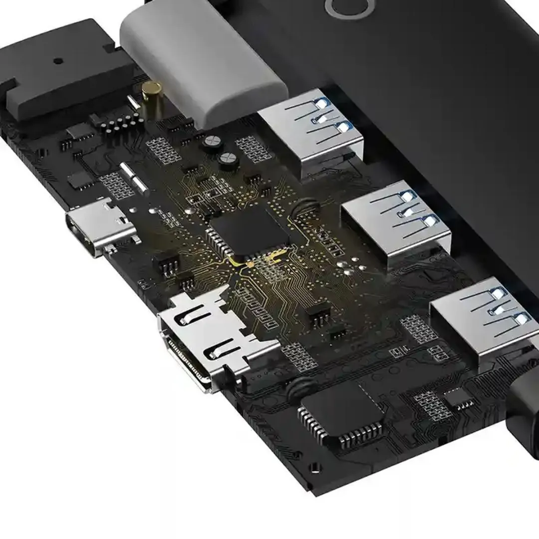 Baseus WKQX040001 Hub - Zwart