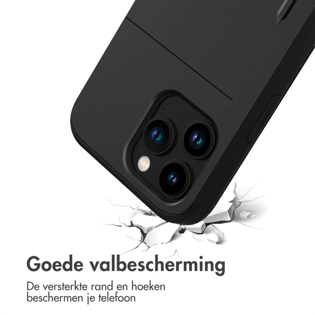 Imoshion Hoesje iPhone 14 Pro - 2 Pasjes - Zwart