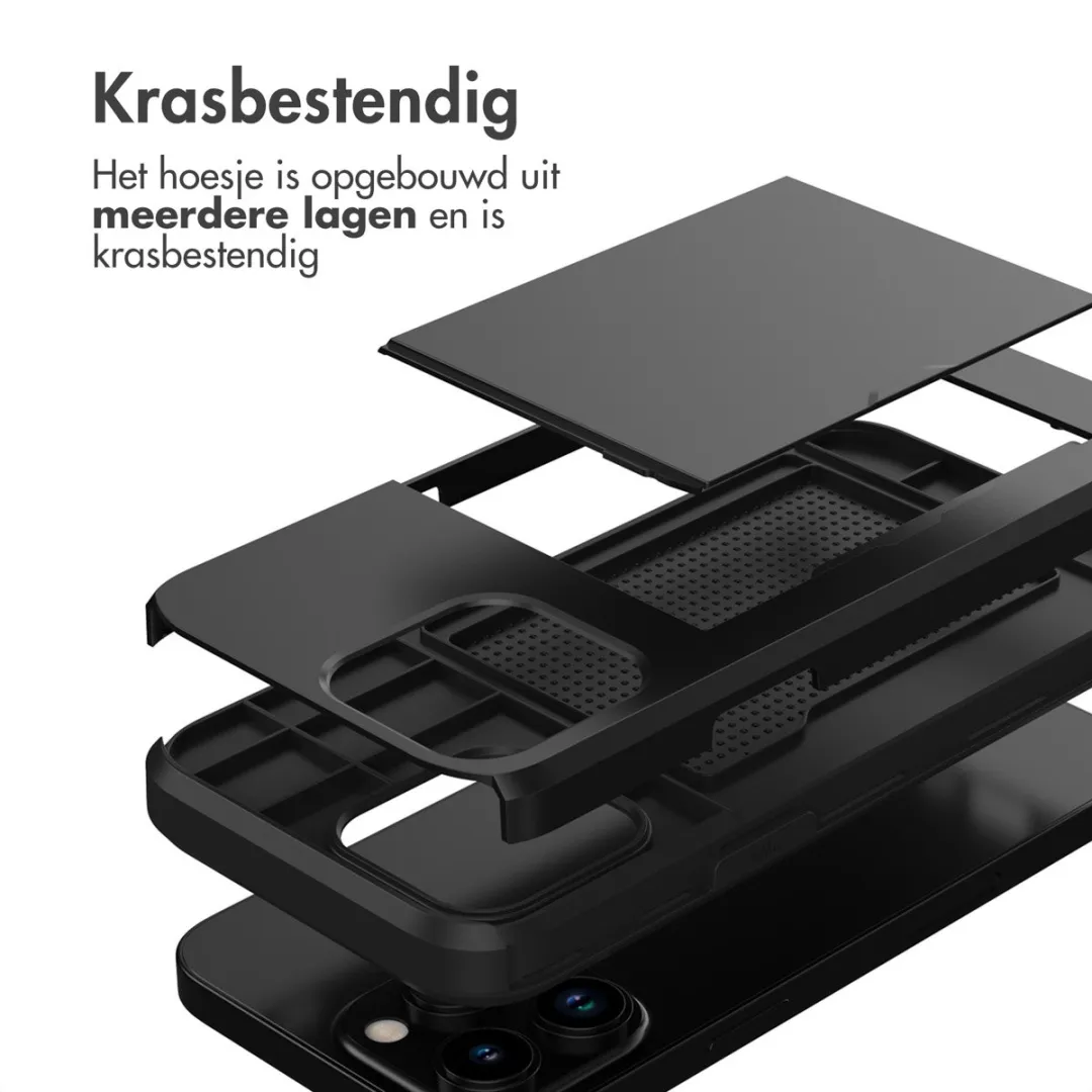 Imoshion Hoesje iPhone 14 Pro - 2 Pasjes - Zwart