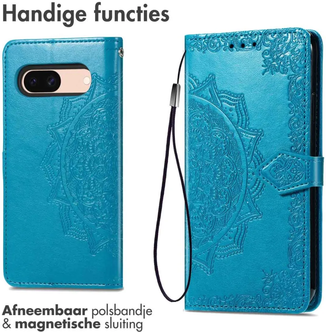 Imoshion Hoesje Google Pixel 8a - Turquoise - 3 Pasjes