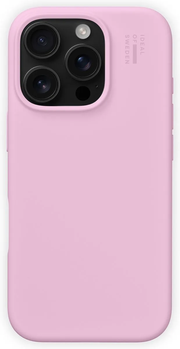 iDeal of Sweden iPhone 16 Pro Silicone Case MagSafe Bubblegum Pink - 12 Pasjes