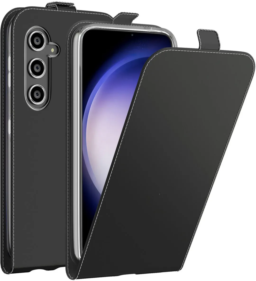 Accezz Hoesje Samsung Galaxy S23 FE Flipcase - Zwart