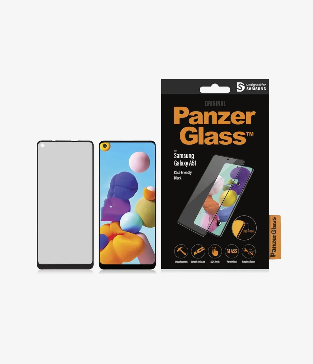 PanzerGlass PZ-7218 Screenprotector - Samsung Galaxy A21 - Zwart - afbeelding 4 van 6
