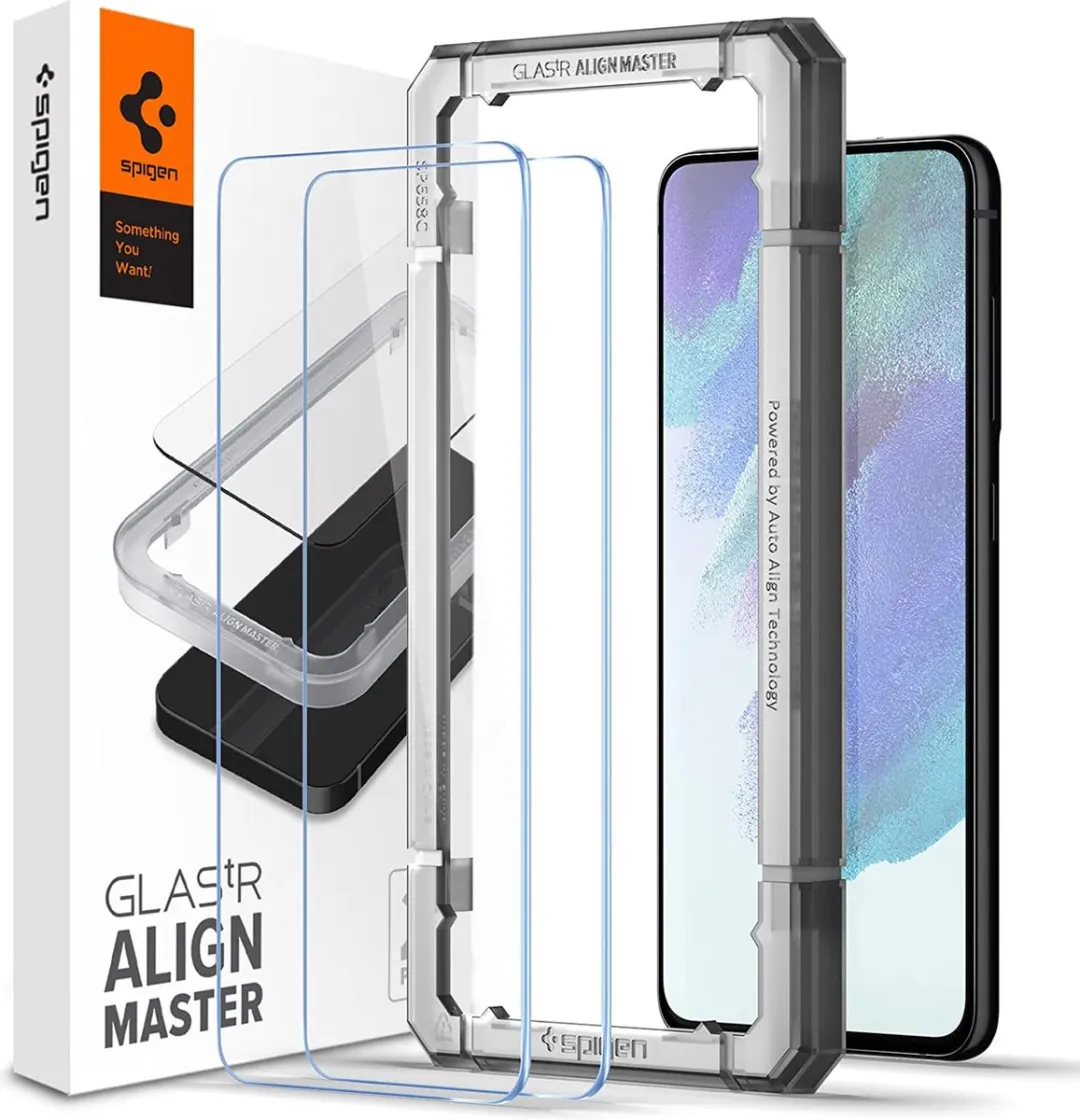 Spigen AGL03088 Glas tR Screenprotector - 2 Stuks - Samsung Galaxy S21 FE