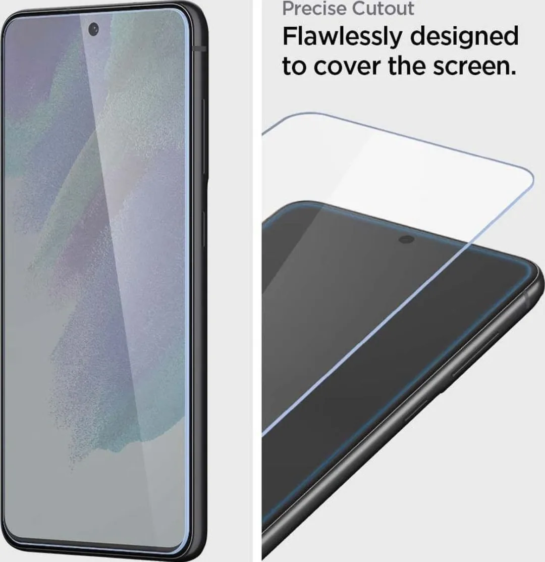 Spigen AGL03088 Glas tR Screenprotector - 2 Stuks - Samsung Galaxy S21 FE