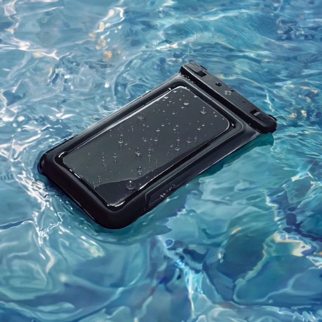 Spigen Waterdichte Hoesje A611P - 2 Stuks - Zwart