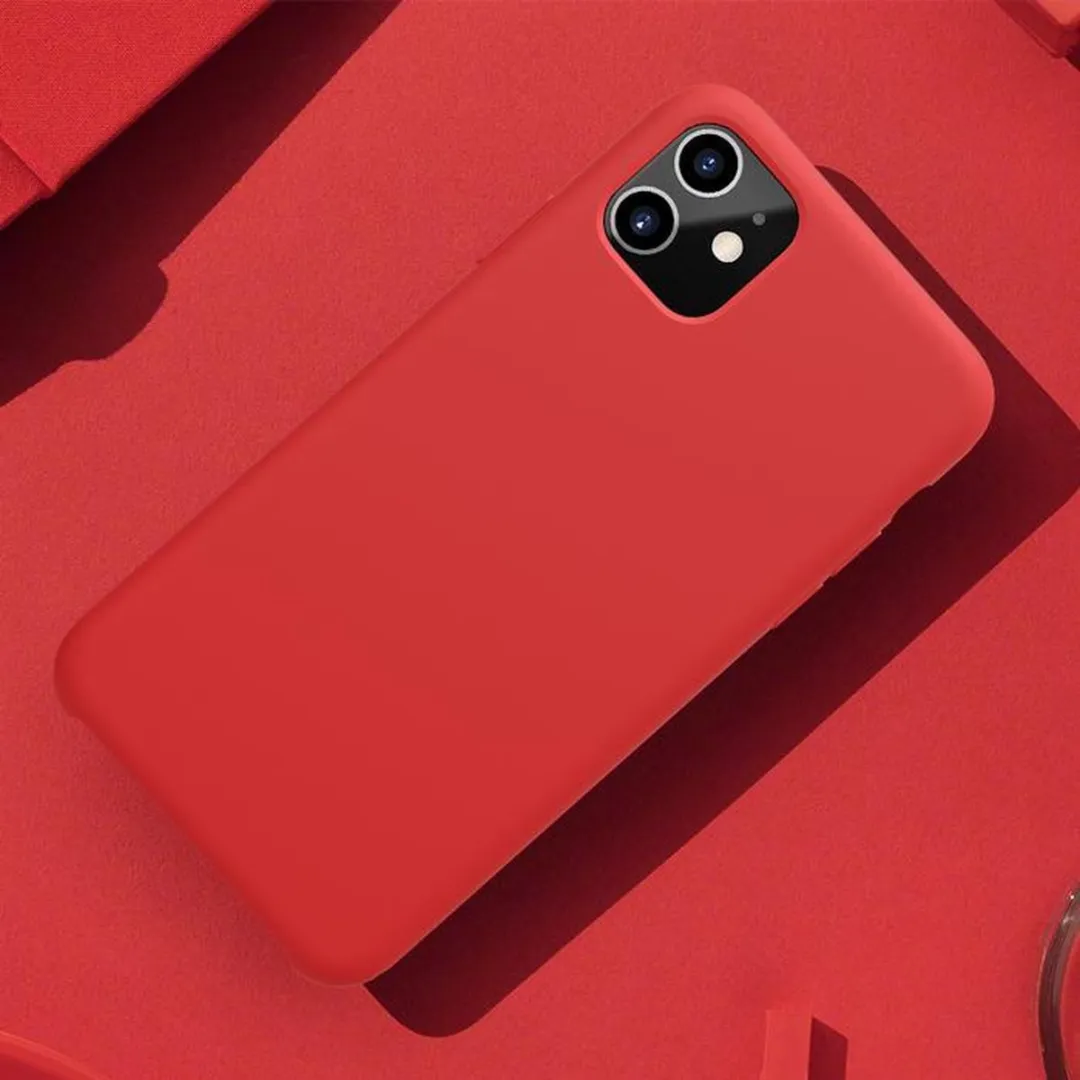 Nillkin Flex Silicone Hoes iPhone 11 - Rood - afbeelding 4 van 4