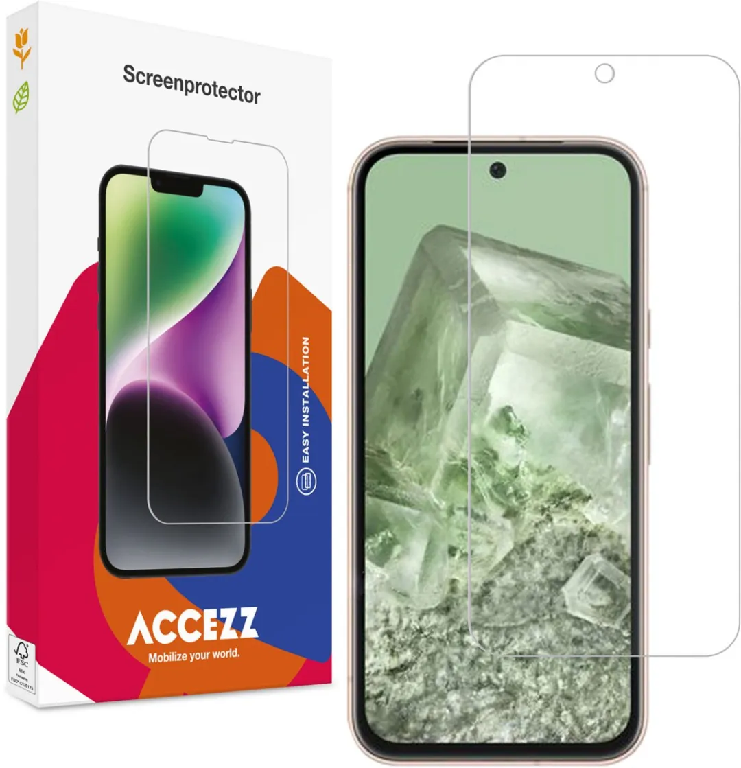 Accezz Screenprotector Google Pixel 8a - Gehard Glas