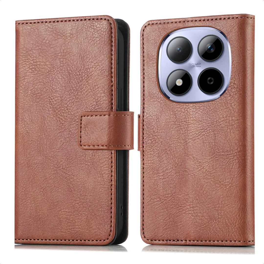 Imoshion Hoesje Xiaomi Redmi Note 15 Pro 5G - 3 Pasjes - Bruin