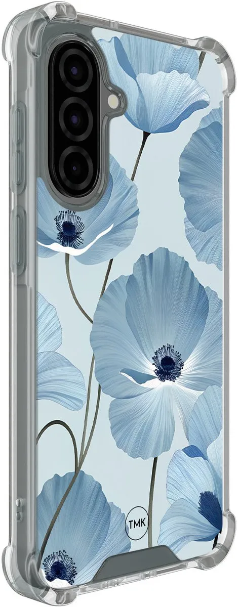 Casevibes Shockproof Hoesje Samsung Galaxy A36 - Blauw Bloemenveld - S/A36/S/024