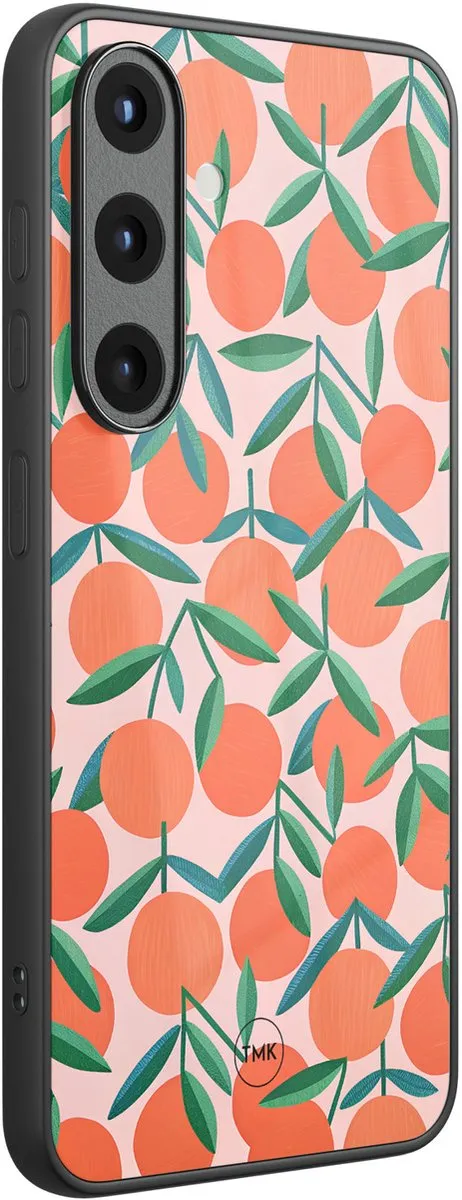 Casevibes Hoesje Samsung Galaxy S25 - Oranje - TPU Glossy