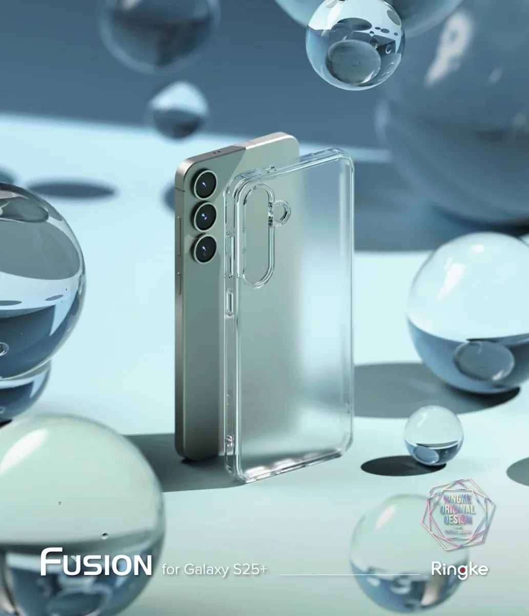 Ringke Fusion Hoesje Samsung Galaxy S25 Plus - Matte Transparant