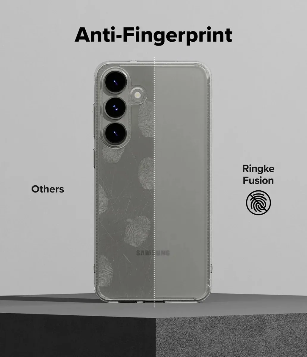 Ringke Fusion Hoesje Samsung Galaxy S25 Plus - Matte Transparant