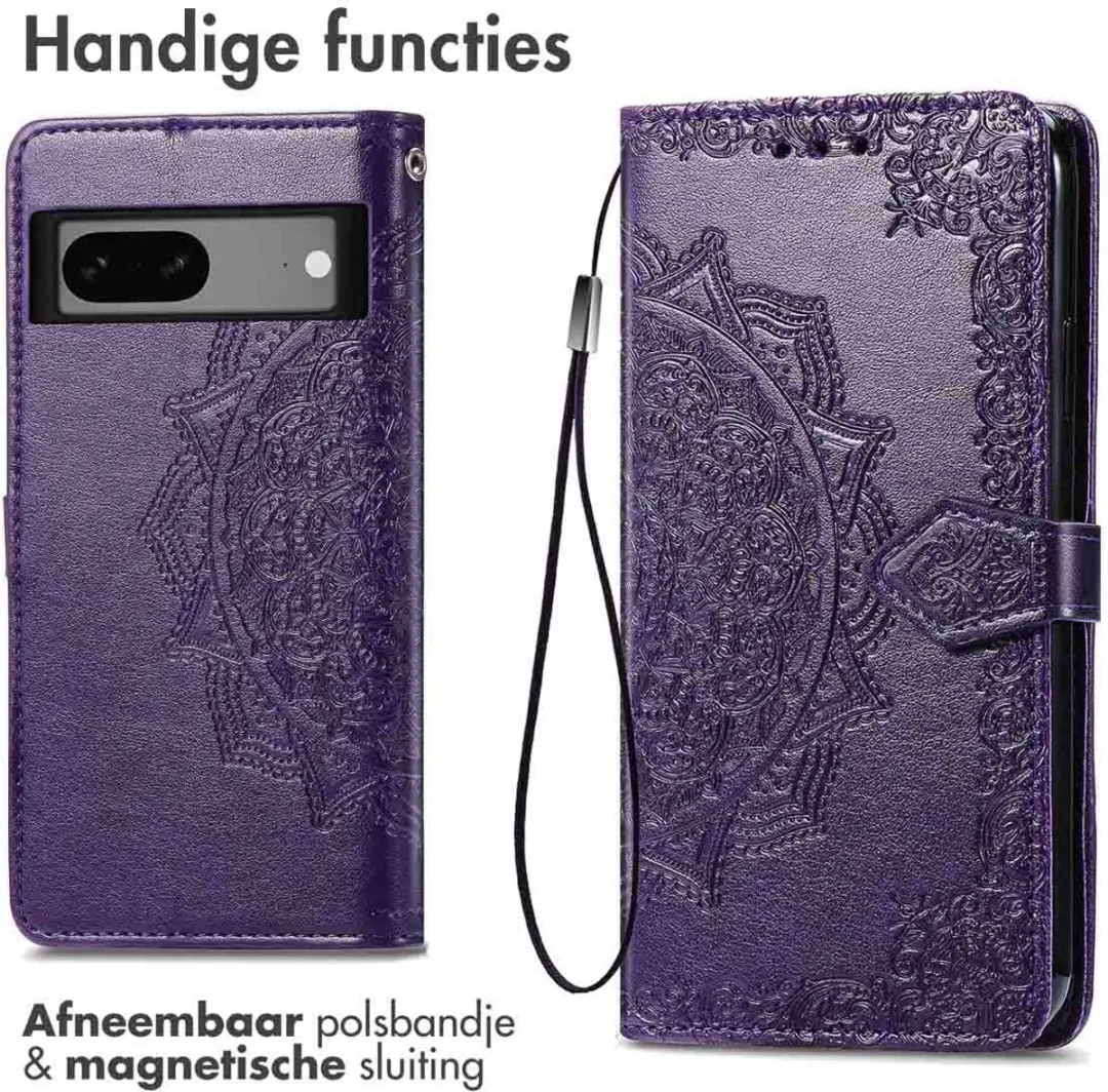 Imoshion Hoesje Google Pixel 7a - 3 Pasjes - Paars