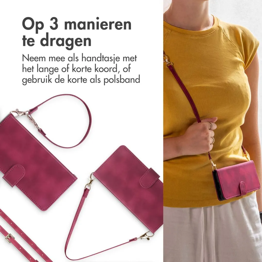 Imoshion iPhone 12/12 Pro Bookcase Hoesje - 3 Pasjes - Rood