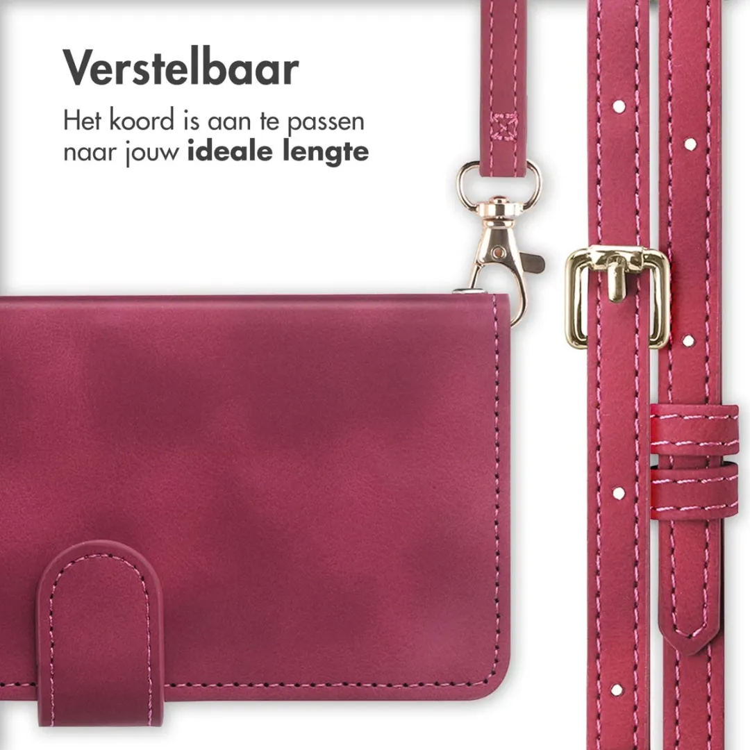 Imoshion iPhone 12/12 Pro Bookcase Hoesje - 3 Pasjes - Rood
