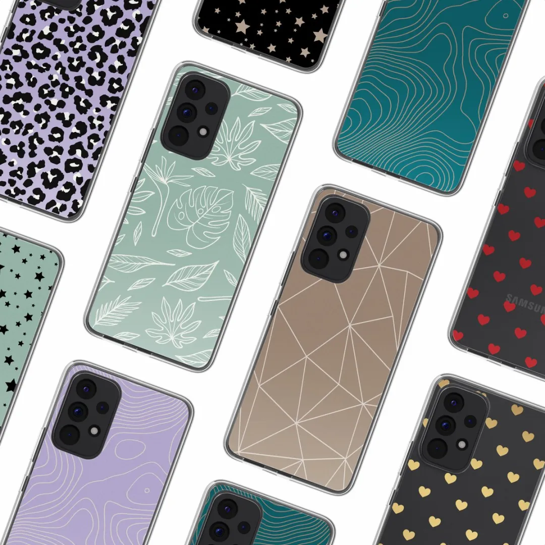 imoshion Hoesje Samsung Galaxy A53 Leaves Line-Art