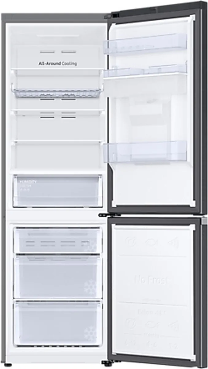 Samsung RB34C652EB1 Koel-vriescombinatie - 341L - Zwart