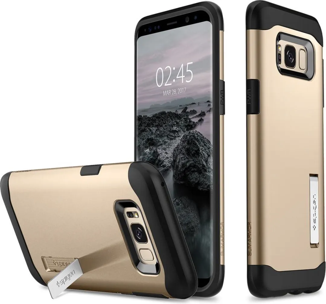 Spigen Slim Armor Case Samsung Galaxy S8+ - Goud - G955U19148503 - afbeelding 2 van 6