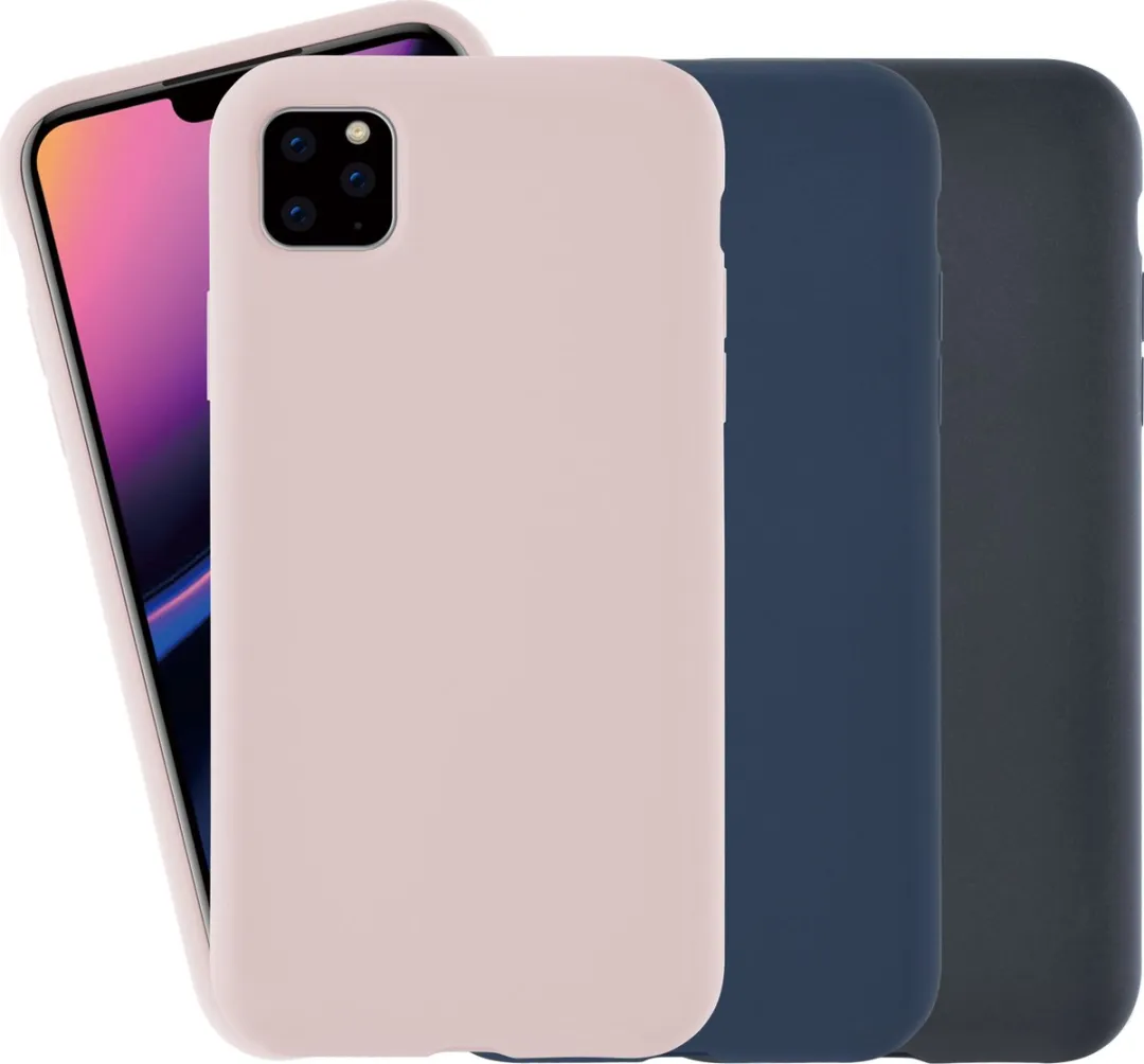 Azuri Liquid Silicon Cover AZCOVSILIPH11PRO-PNK - Roze