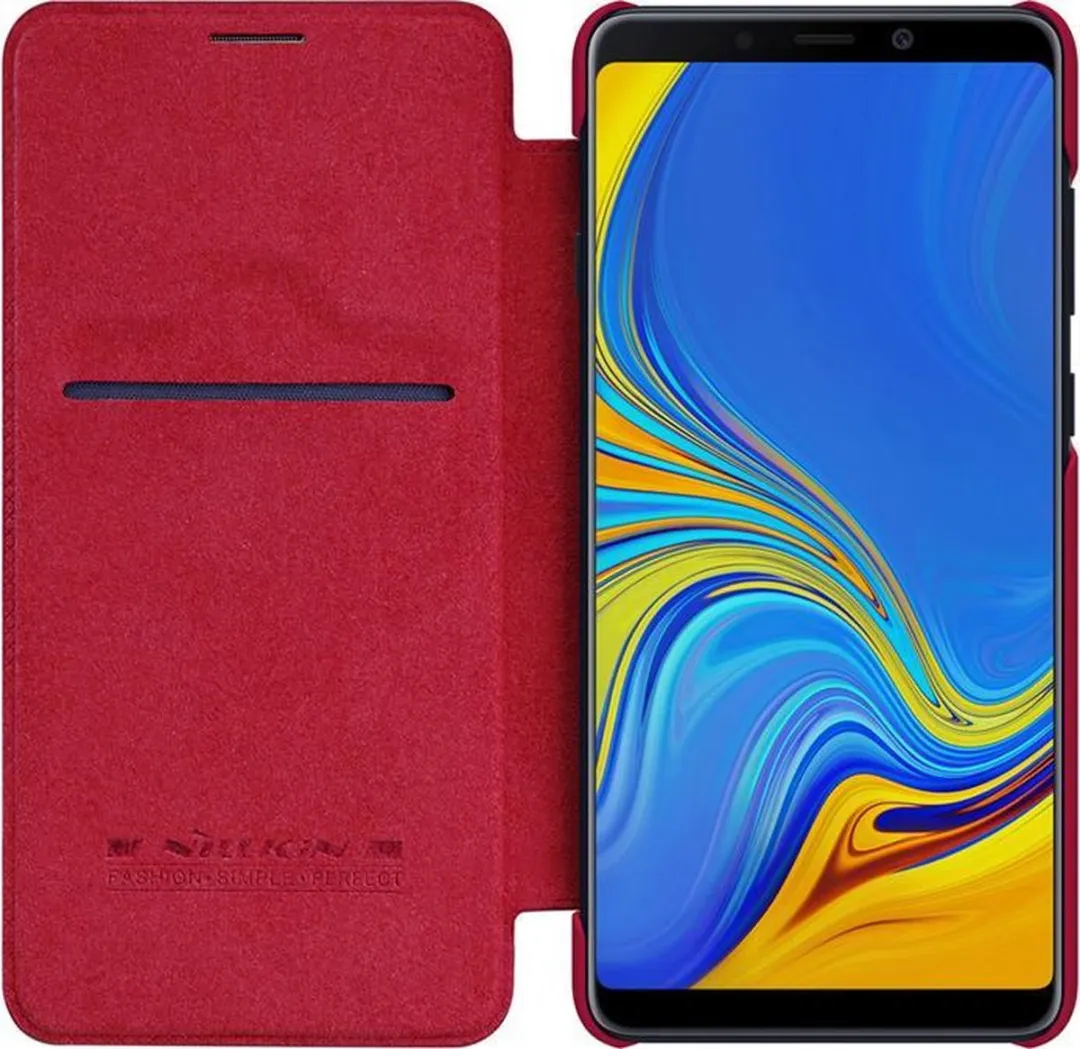 Nillkin Qin PU Leather Book Case Samsung Galaxy A9 (2018) - Rood - afbeelding 3 van 4