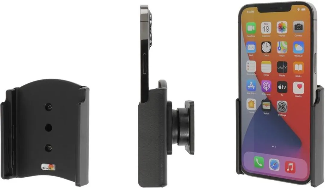 Brodit Houder iPhone 12 Pro Max 711236 - Zwart