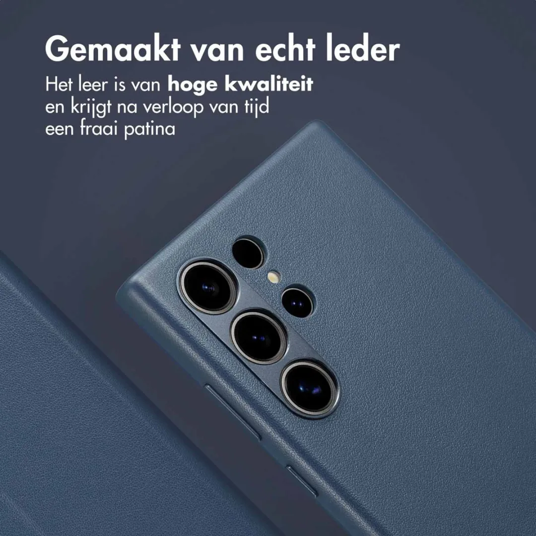 Accezz Hoesje Samsung Galaxy S24 Ultra Nightfall Blue - 3 Pasjes