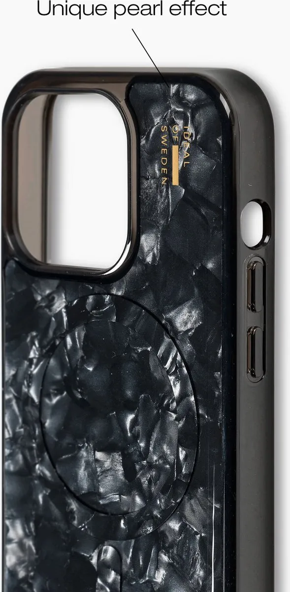 iDeal of Sweden Pearlised MagSafe Hoesje iPhone 15 Pro - IDPLCMS-I2361P-01 - Zwart - afbeelding 6 van 6