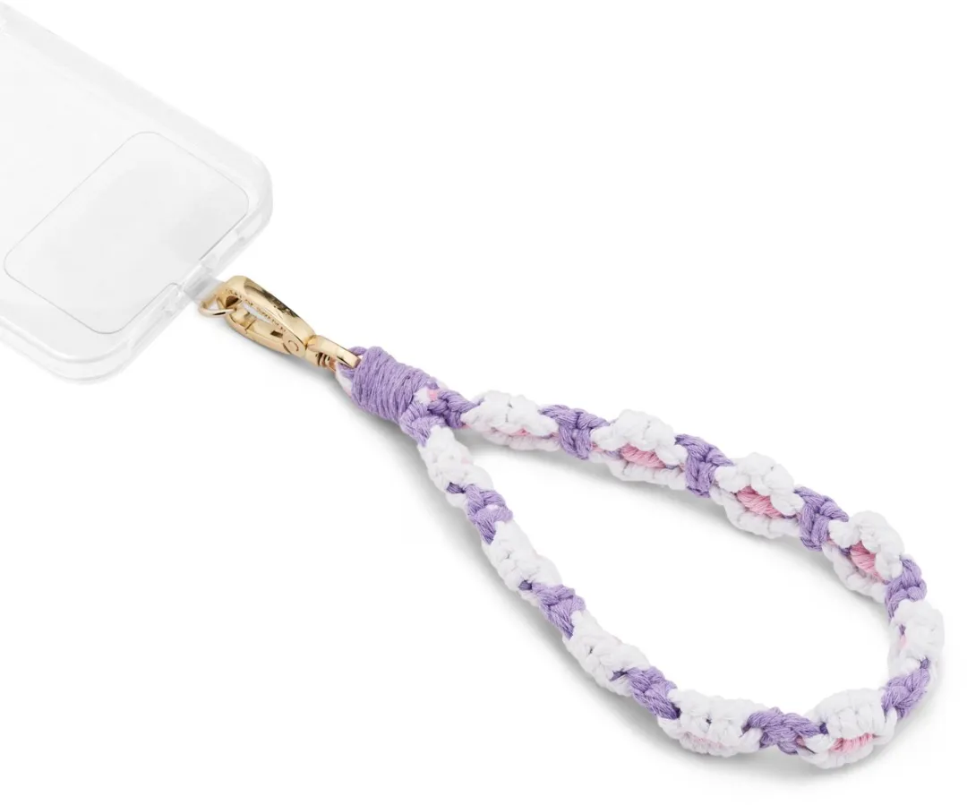 iDeal of Sweden Crochet Flower Phone Wristlet - Paars