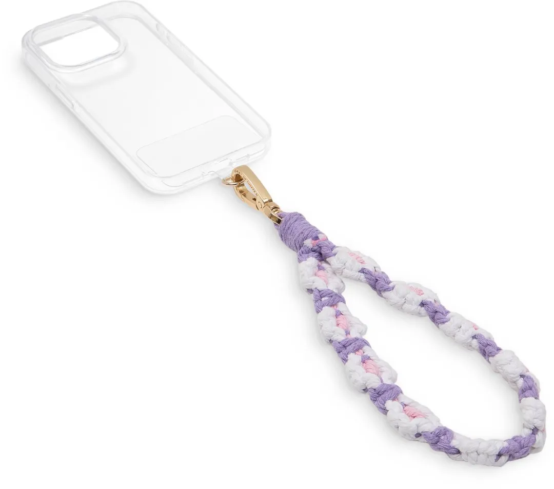 iDeal of Sweden Crochet Flower Phone Wristlet - Paars