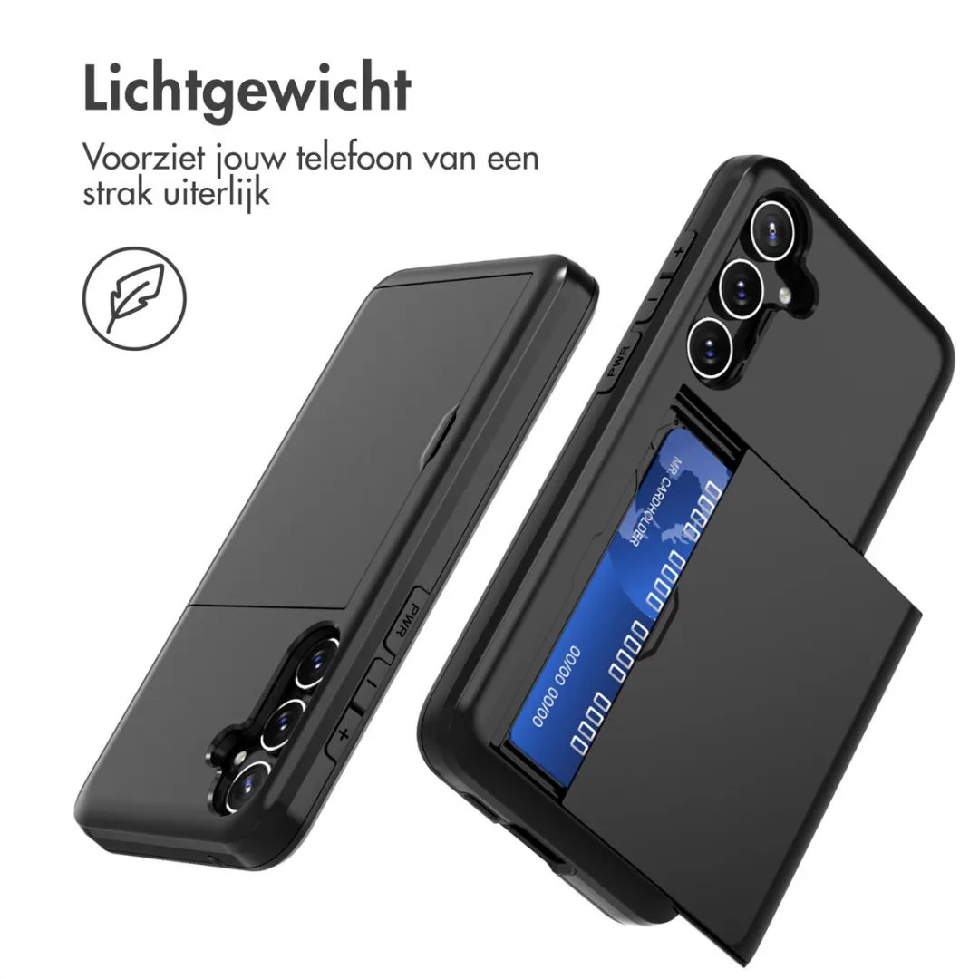 Imoshion Hoesje Samsung Galaxy A55 - Pasjeshouder 2 Stuks - Zwart