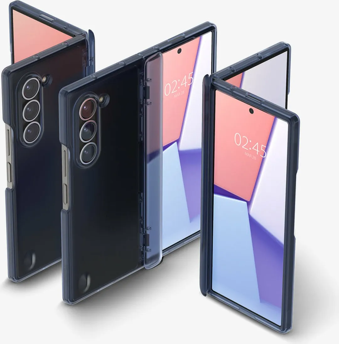 Spigen Ultra Hybrid Hoesje ACS08281 Samsung Z Fold 6 - Blauw - afbeelding 6 van 6