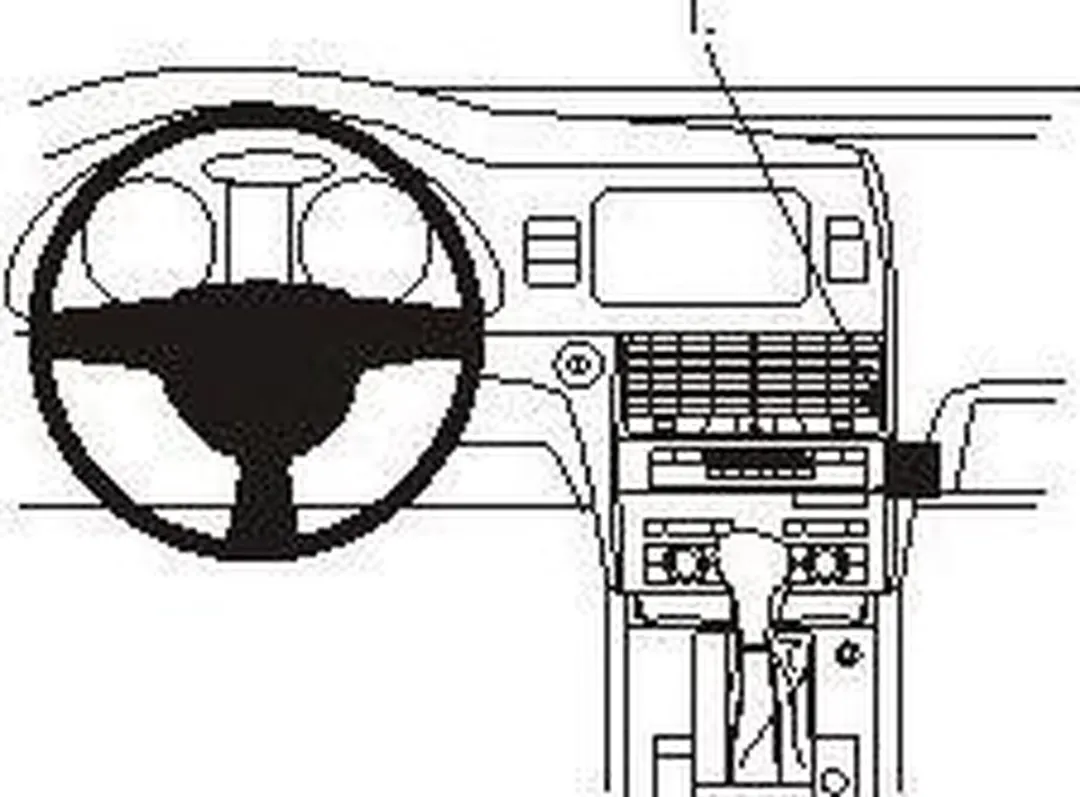 Brodit ProClip 853813 Houder - Audi Q7 2006-2015 - Zwart - afbeelding 6 van 6