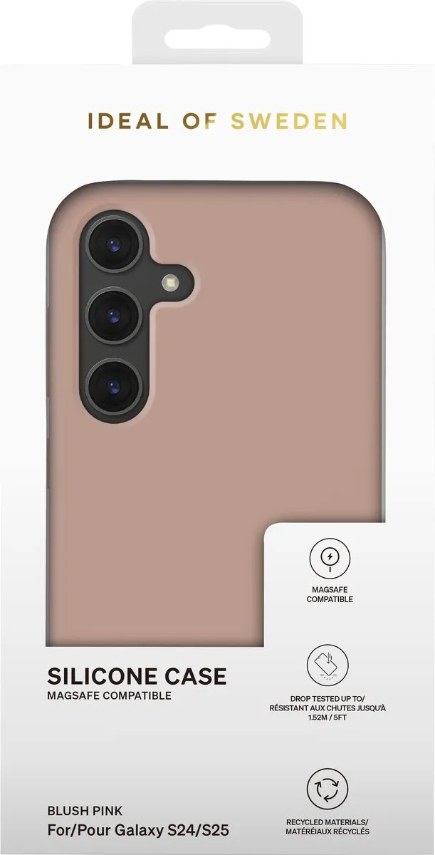 iDeal of Sweden Silicone Case MagSafe Galaxy S24 - Blush Pink - IDSICMS-I2361-83