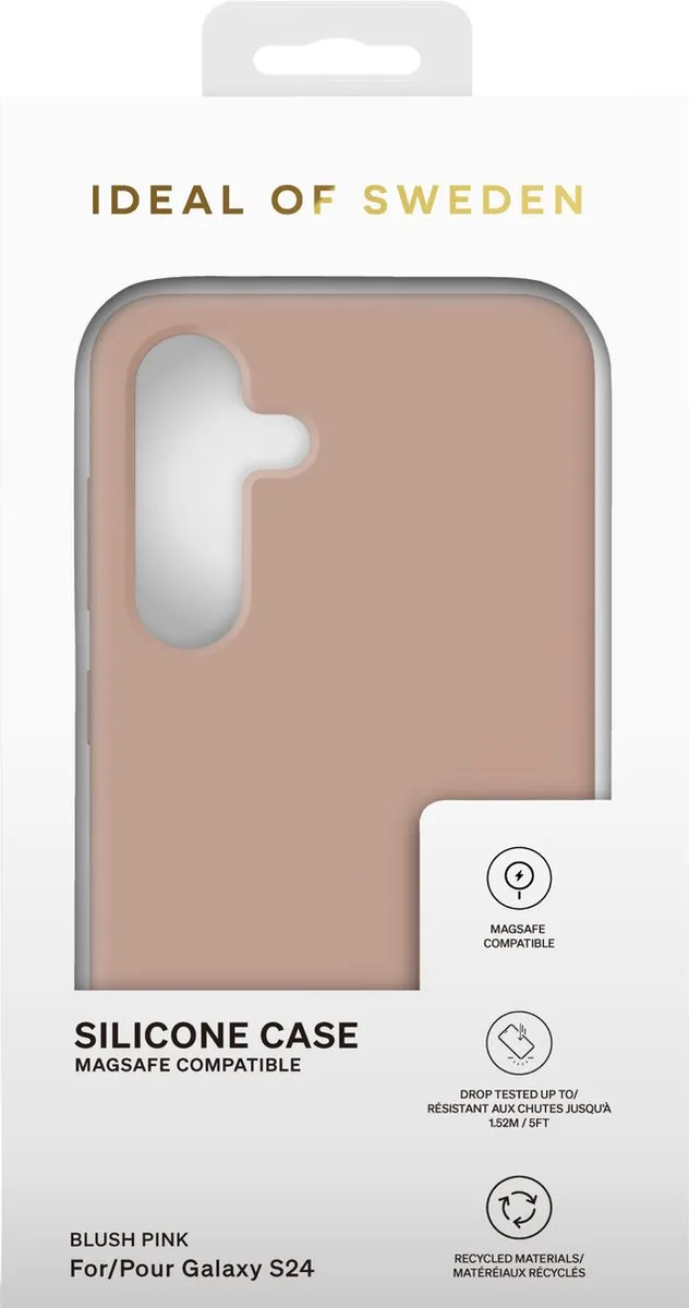 iDeal of Sweden Silicone Case MagSafe Galaxy S24 - Blush Pink - IDSICMS-I2361-83
