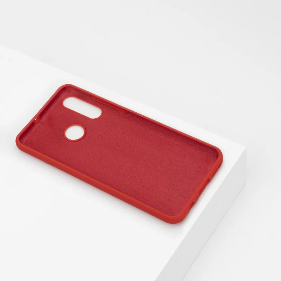 BMAX Siliconen Hoesje Huawei P30 Lite - Rood