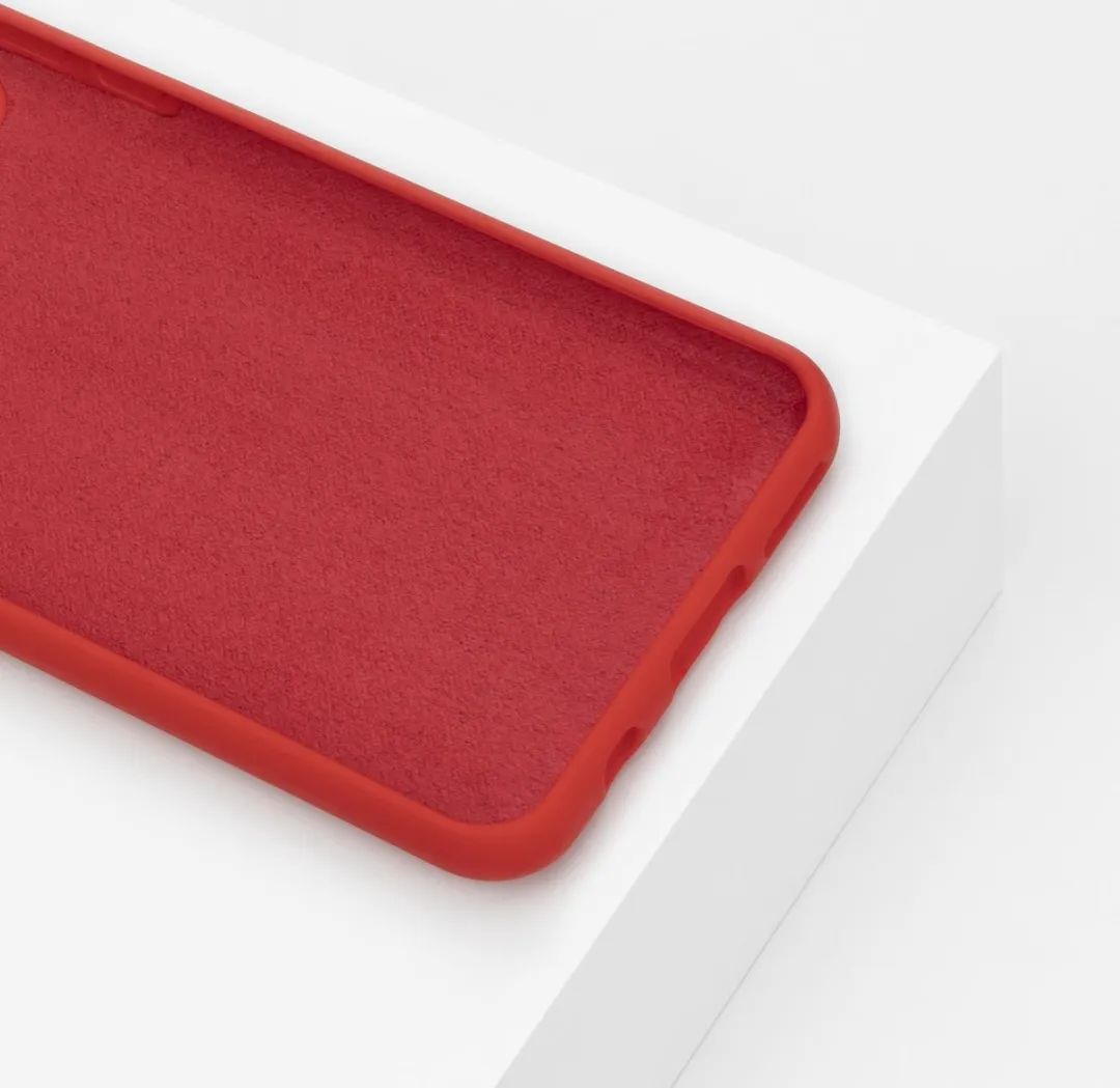 BMAX Siliconen Hoesje Huawei P30 Lite - Rood