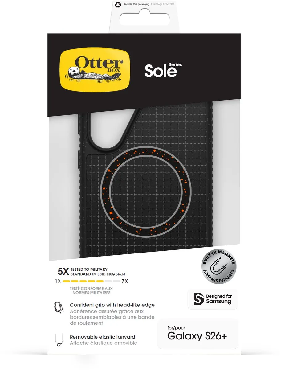 OtterBox Sole Series 77-000053 Hoes Samsung Galaxy S26+ - Zwart